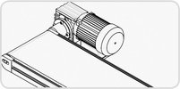 Elektrisches Förderband - Direkter Antrieb