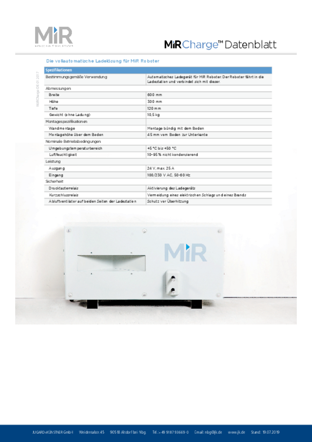 MiR100/200 Datenblatt Datenblatt_DockingStation_MiR100-200.pdf