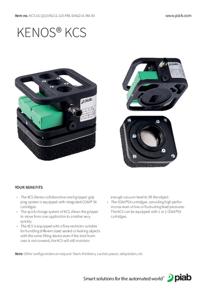 Datenblatt Kenos KCS KCS-Kenos_Datenblatt.pdf